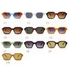 STORY Retro Trendy Orange Square Sunglasses Women Men  Fashion Transparent Green Frame Rectangle Sun Glasses Female Shades
