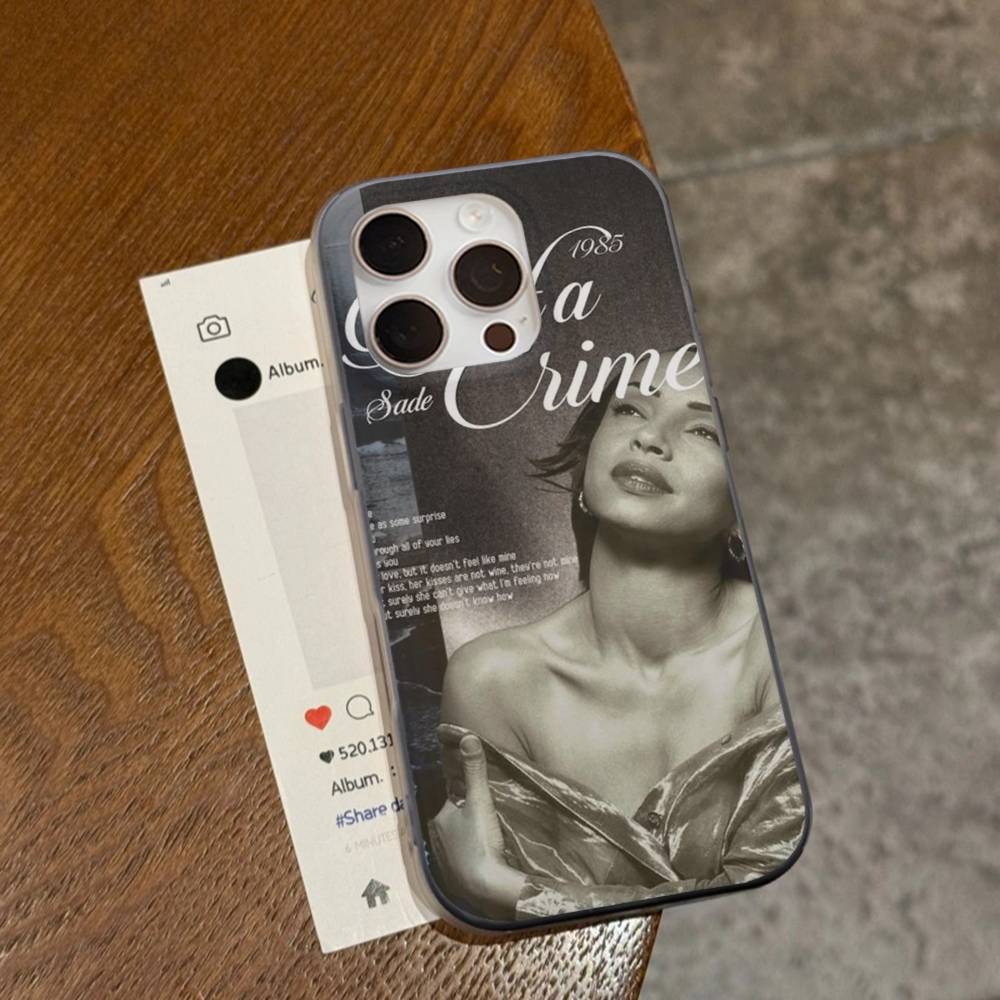 Singer Sade Adu Phone Case For IPhone 11 12 13 14 15 16 17 Pro Max PLUS Pro Wave Corrugated Silicone Case