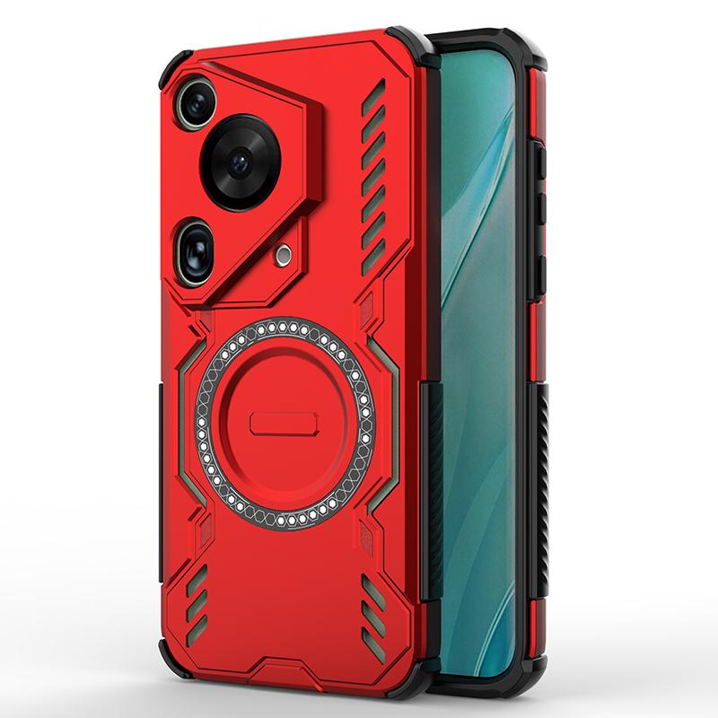 KEYSION Hollow Heat Dissipation Case for Huawei Pura 70 Pro+ Magnetic Cooling Shockproof Phone Cover for Huawei Pura 70 Ultra