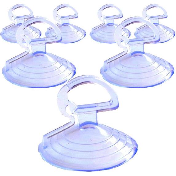 Car Glass Windshield Sunshade Clear Small Suction Cup Transparent PVC Sucker Automotive Glass Suction Cup,Pack of 20