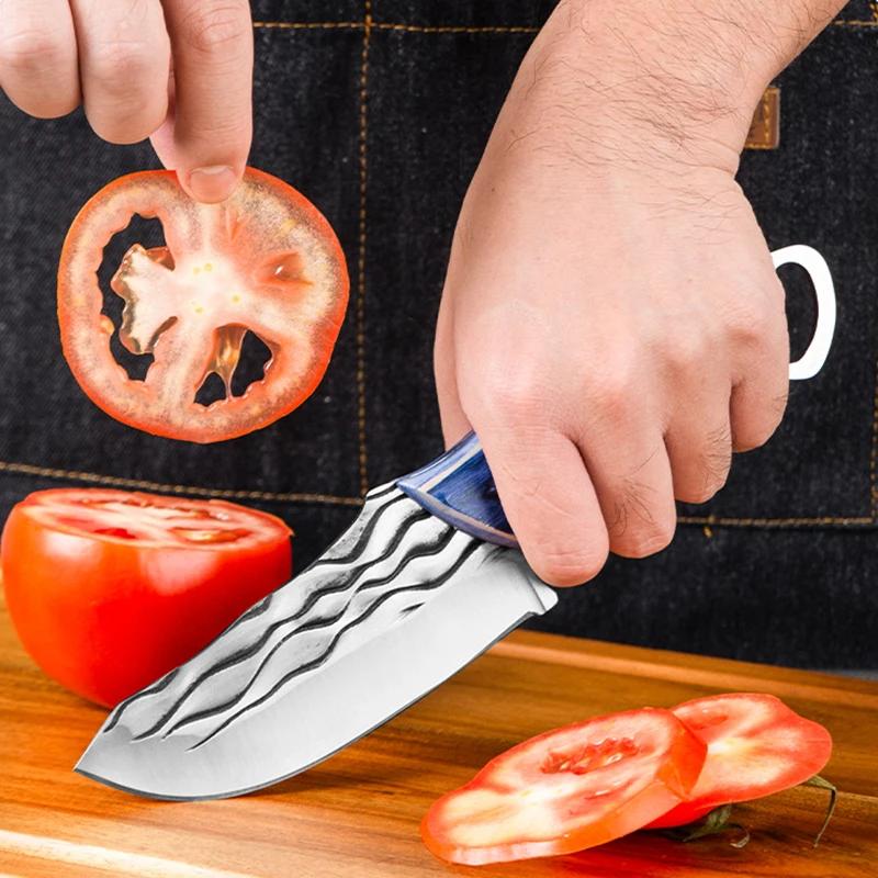 Cuțite de bucătărie Cuțit de măcelar forjat Cuțit de dezosat Satar pentru carne Bucătar Pescuit Instrument de tăiat