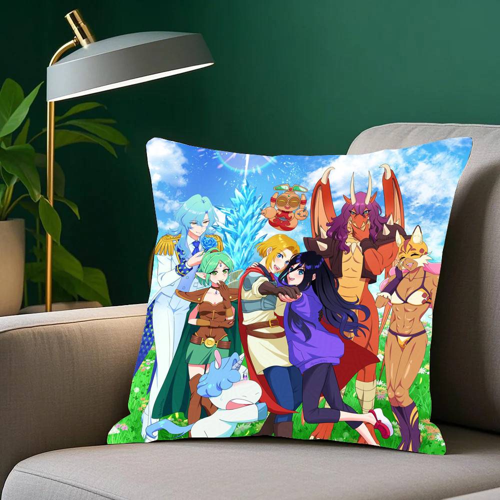 Anime Z-Zenshu Pillow Case Home Decor Throw For Sofa Bed Car Room Decor Gift Idea