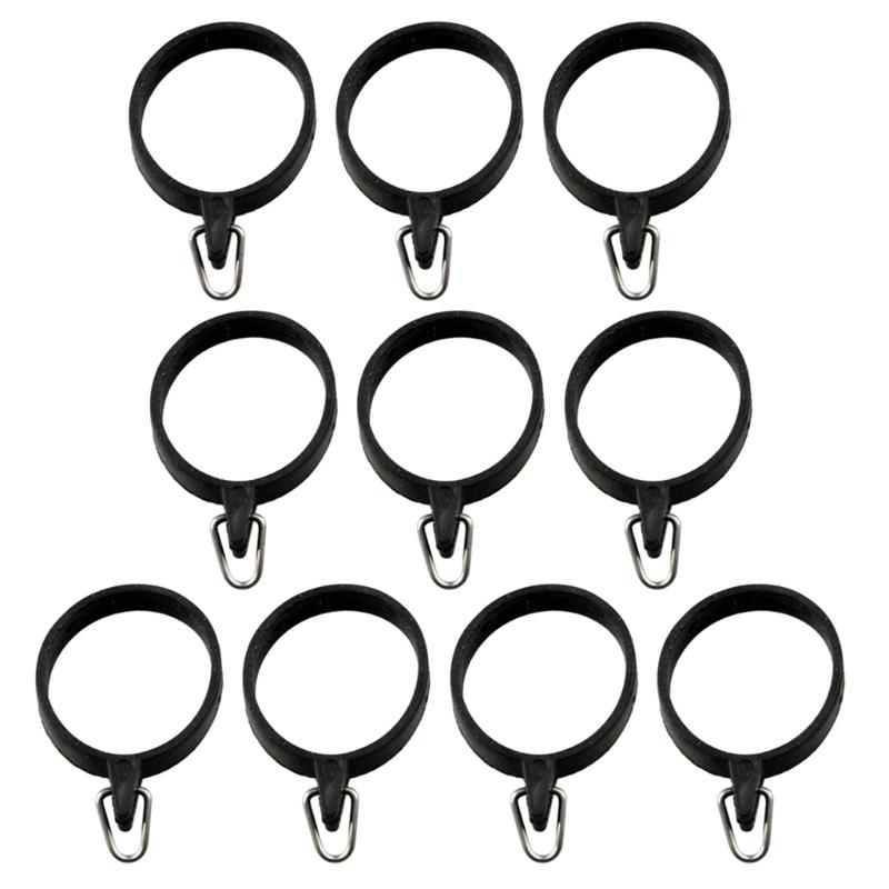 

10Pcs Elastic Fishing Rod Hook Keeper Fish Poles Rubber Rings Metal Holder Fishing Rod Hook Keeper Baits Tool Accessory Large