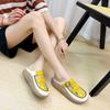 Catâri femei vară ocazional fund gros sandale închise papuci de femeie confort mocasini cu încălțăminte încălțăminte sandale de femeie