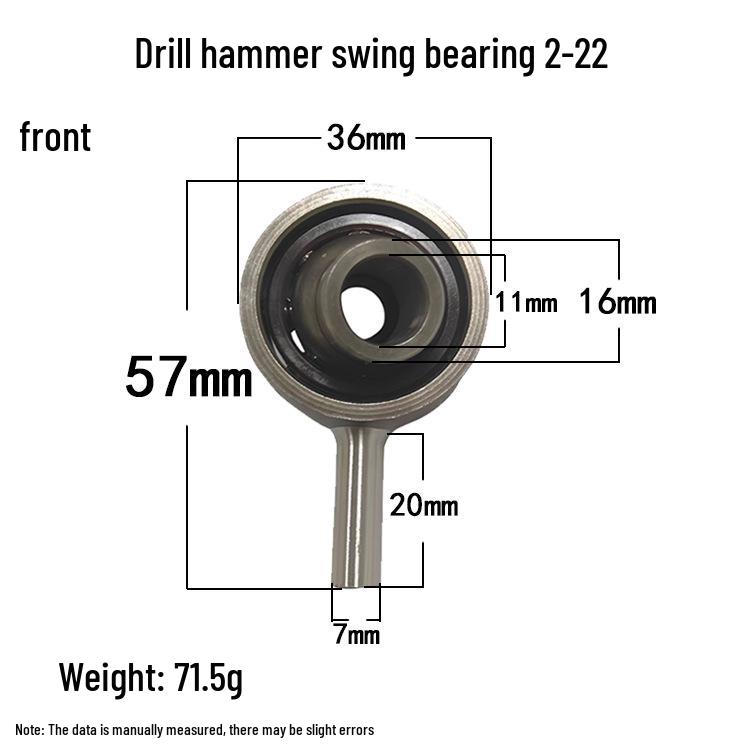 

Bosch GBH2-22RE Hammer Impact Drill with Swing Bearing Accessories