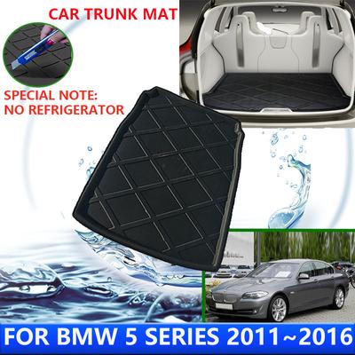 Pro BMW řady 5 F10 F11 2011~2016 2013 2014 2015 Ochranné podložky do kufru, vodotěsná vložka, protipožární rohože, příslušenství