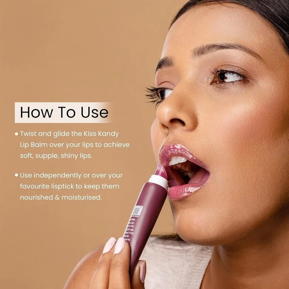 Swiss Beauty Kiss Kandy Lip Balm with Olive Oil Shade - Mulberry, 10ml