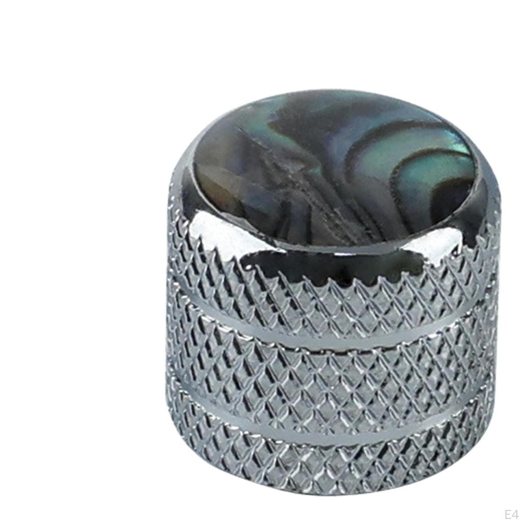 Botão de Controle Potenciômetro Botão de Pote, Robusto, Fácil Instalação, para Potenciômetros de Eixo de 6mm Profissional Guitarra