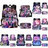 Hunters Demon Kpop Child School Backpack Set Breathable Fabric Primary Students