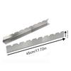 BBQ Skewers Rack 2-Piece Stainless Steel BBQ Skewer Rack Heat-Resistant Barbecue Stand Grilling Tools for Meat Vegetable BBQ