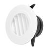 75mm Round Vent Cover ABS Slant Louver Vent Grille Cover for Indoor Ventilation System