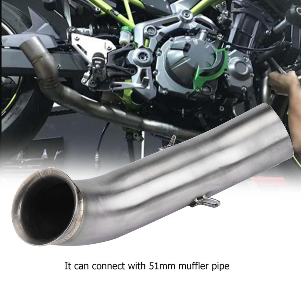 Motorcycle Full Exhaust System Vent Middle Pipe Link Connect for 250 390 RC390  2017‑2018