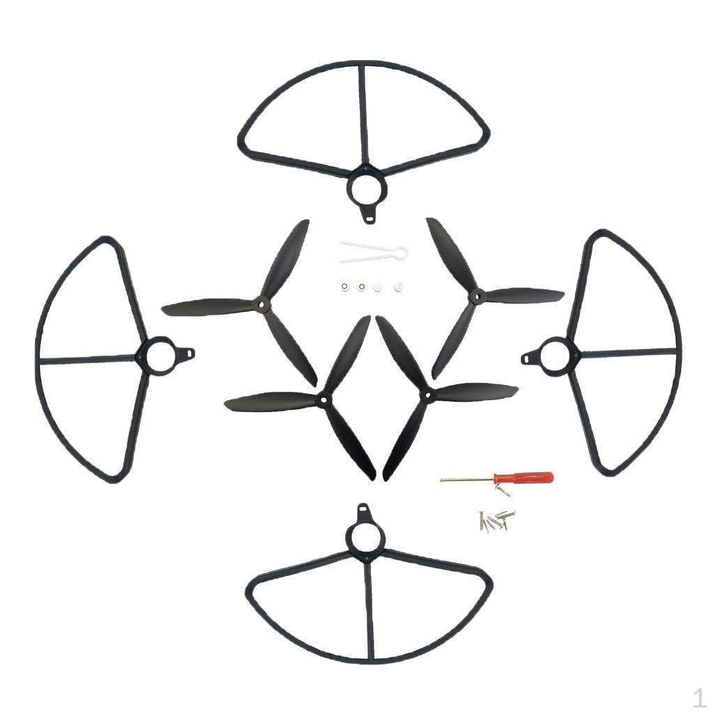 

4 / Set Propellers And Propeller Cover Spare Parts for RC чорний
