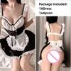 Women Sexy Maid Dress Uniform Cosplay Costumes Erotic Outfits for Sex Open Hip Mini Dresses Lolita Exotic Adult Role Playing
