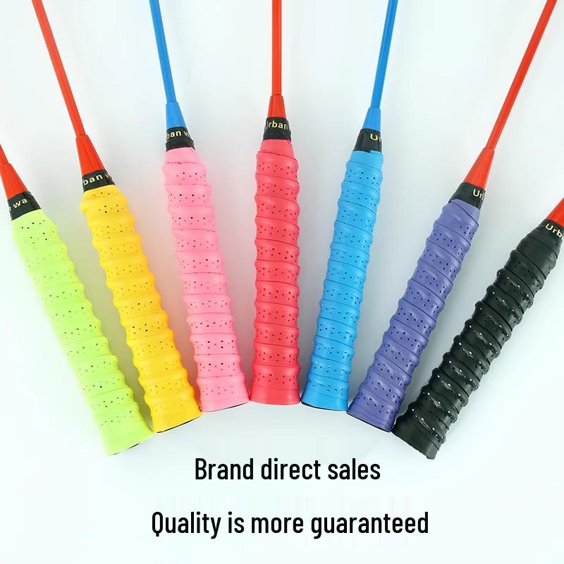 Perforiertes rutschfestes Griffband für Badminton, Tennis, Angelruten und Schleudern – Atmungsaktiver, schweißabsorbierender Griffwickel