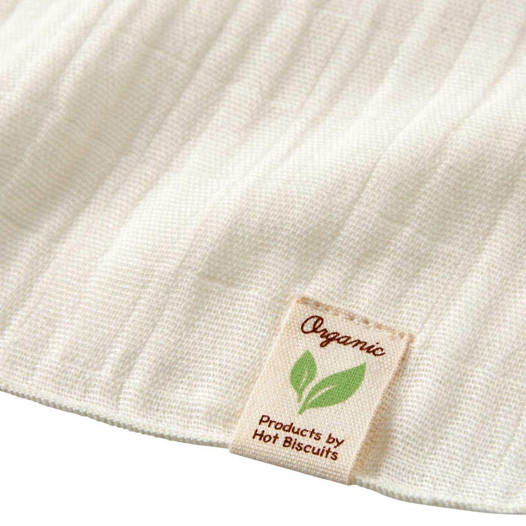 MIKI HOUSE HOT BISCUITS Gauze Towel Set (2-Piece Set) One Size, Ivory, 76-8026-452