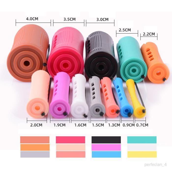 Tiges de vague froide - SHIWAKI - 50 pièces - 0,7 cm - Antidérapantes - Pour cheveux bouclés