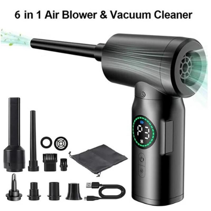 Car Vacuum Cleaner 6 in1 Wireless Vacuum Cleaner 500000rpm Duster Handheld Vacuum Pump For Home Portable Cordless Strong Suction