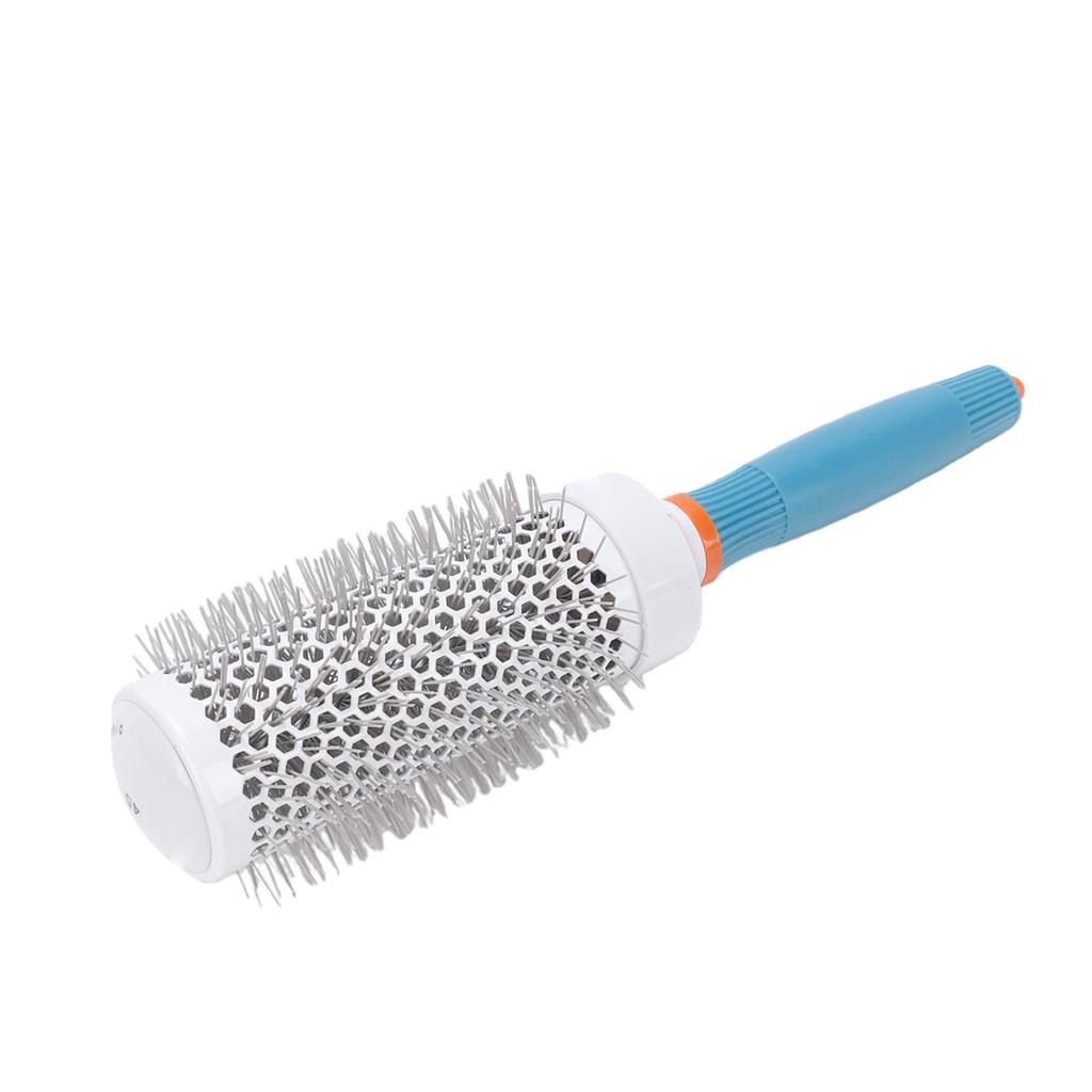 2 Stück Frisierkamm Keramik-Rundbürste Aluminiumrohr Hitzebeständig Styling-Haarbürste mit Nylonborsten