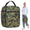 Camo Camouflage Militär Wald Armee Isolierte Lunchtasche für Damen Büro Kühltasche Thermische Lebensmittelbox Tragetasche Lunchboxen Behälter
