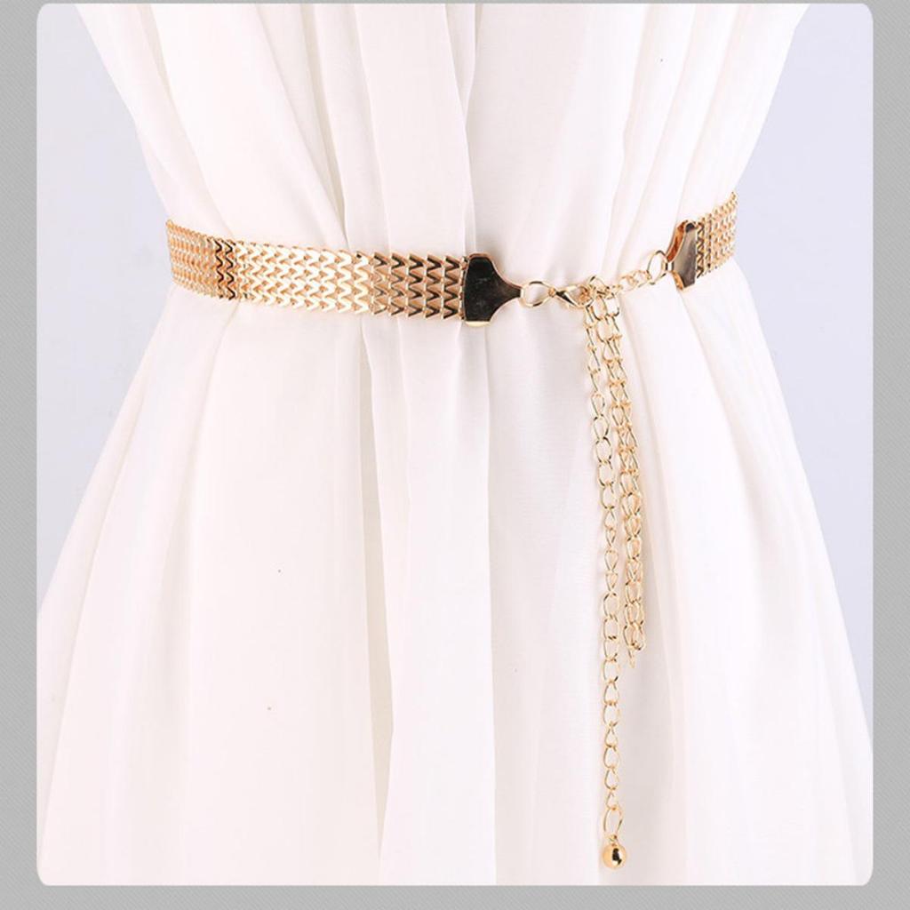 European & American Retro Metal Waist Chain - Women's Versatile Body Accessory