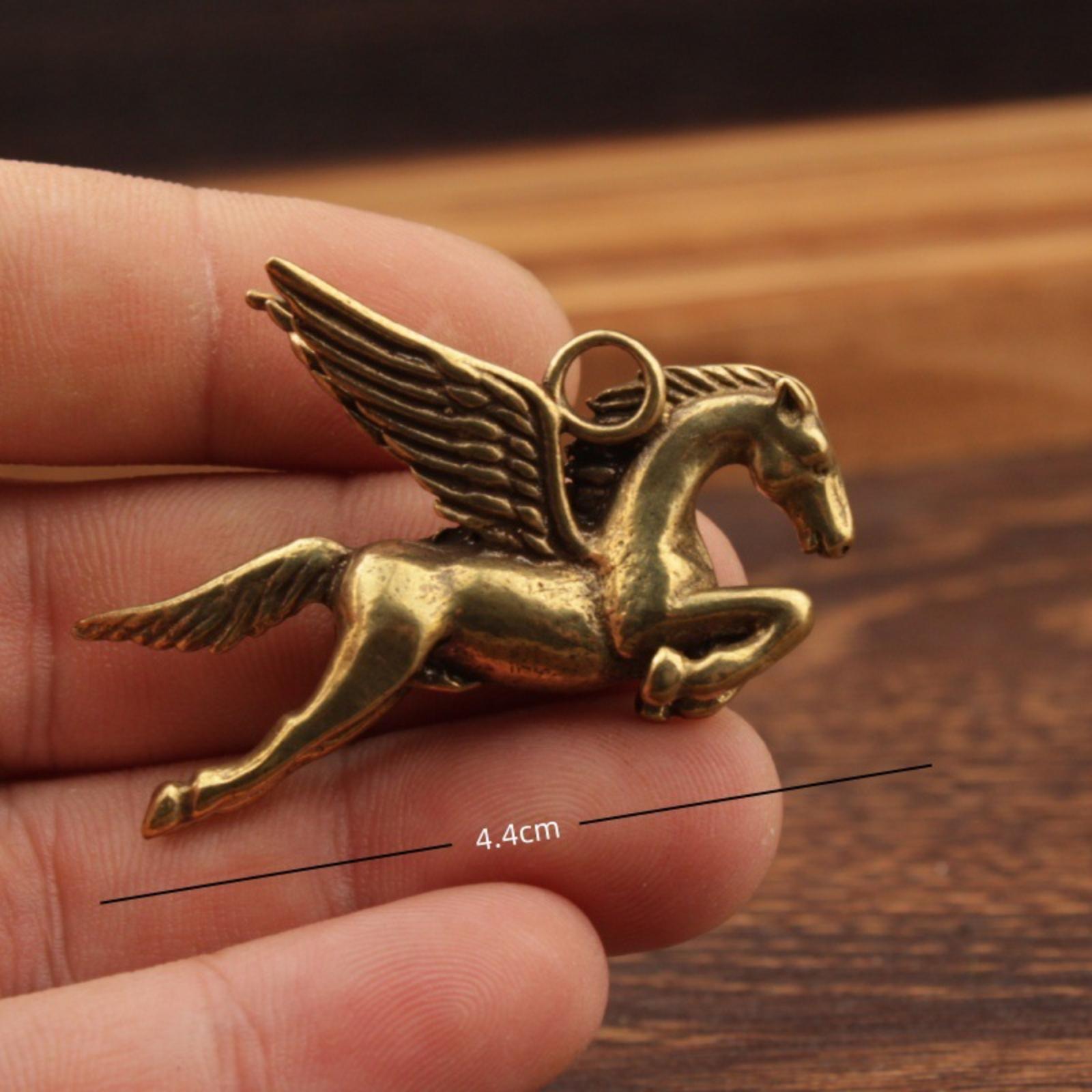 Horse Year Horse Ornaments Chinese Horse Animal Horse Cross-Border Horse Ornaments Collection Brass Ornaments 2026 Horse Ornaments One Size жёлтый