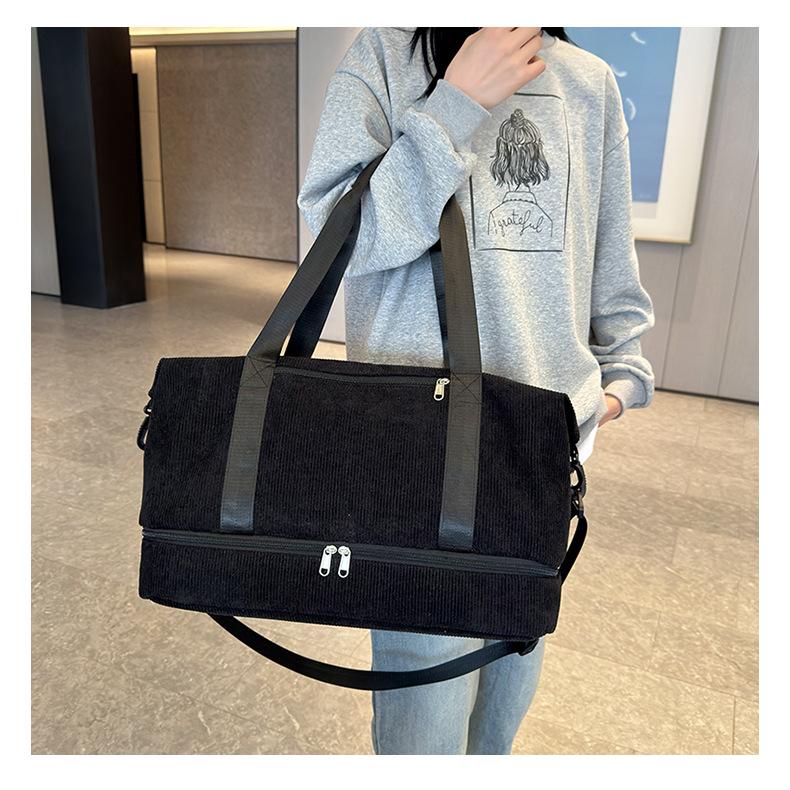 Short-distance Large-capacity Hand-held Bag for Men and Women Large-capacity Shoe-carrying Fitness Bag Can Be Used To Cover Pull Rods