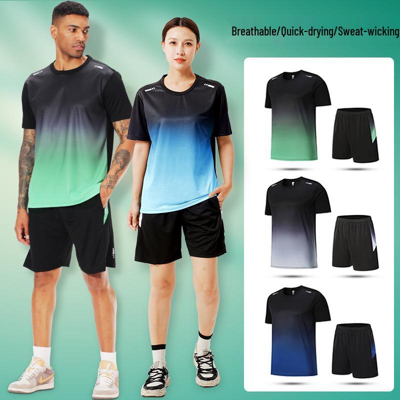2023 Unisex Sports Suit: Breathable Quick-Dry Fitness & Running Gear