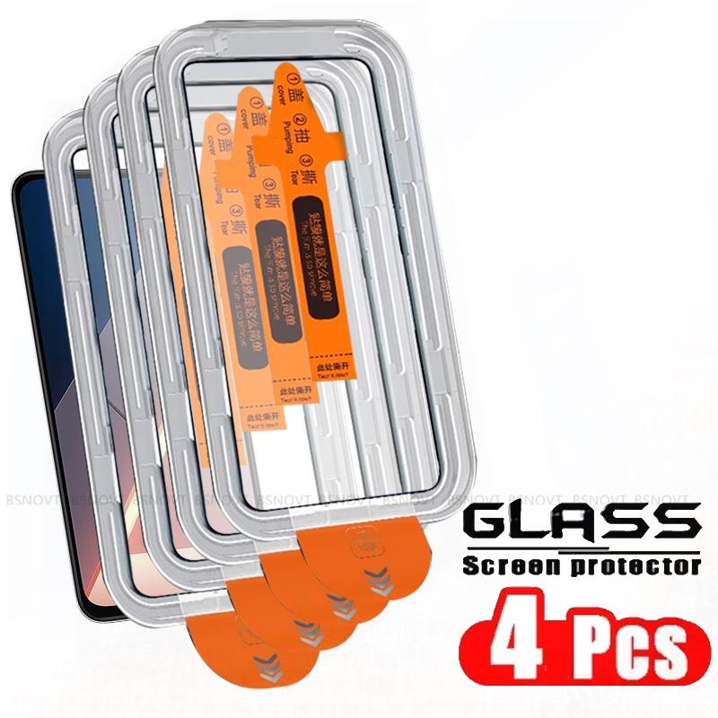 4/3/2/1pcs For Xiaomi Poco C85 Glass Poco C85 Tempered Glass 9H HD Protective Full Cover Dust Free For Screen Protector Poco C85