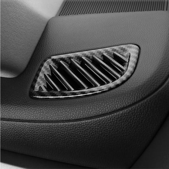 For - Toyota Highlander Dashboard Air Vent Cover Trim Carbon Fiber Kit | Black | Front | Painted | Easy tallation