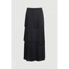 Lucky Chouette Color Mix Back Banding Pleated Skirt Lfkaa25130