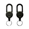 Colorful Anti-Theft Metal Easy-To-Pull Buckle Rope Elastic Keychain Sporty Retractable Key Ring Anti Lost Yoyo Ski Pass Id Card