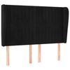VidaXL Headboard with Ears Black 147x23x118-128 Cm Velvet3118244
