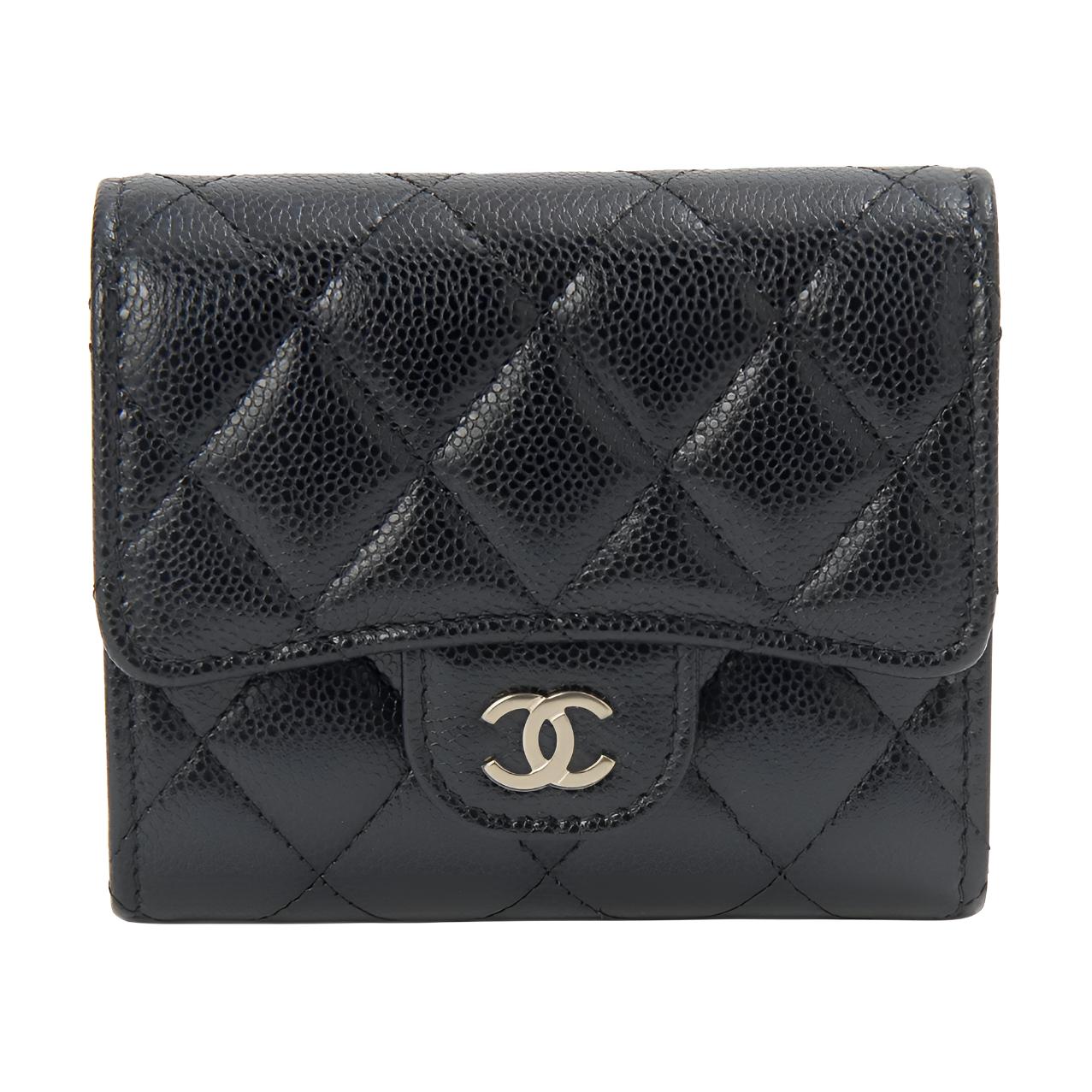 Chanel Press Button Closure Diamond Design