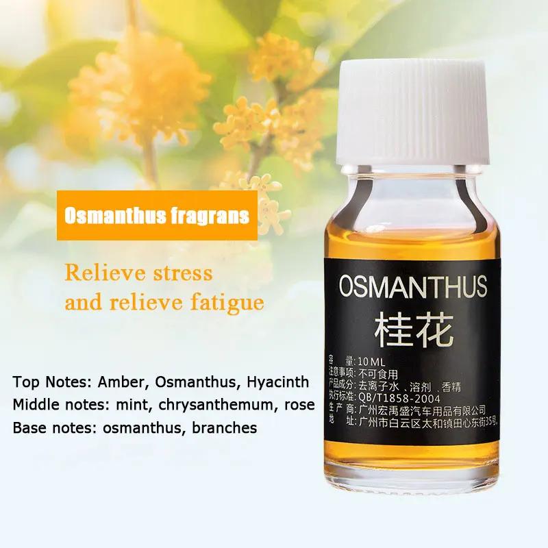10ml Car Perfume Refill Air Freshener Natural Plant Essential Oil Aroma Diffuser Fragrance Humidifier Essential Oil Freshener