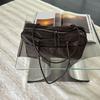 New Minimalist Single Shoulder Small Square Bag, Underarm Bag, PU Soft Leather, High-end Feel Handbag, Commuting Baguette Bag, Women's Bag