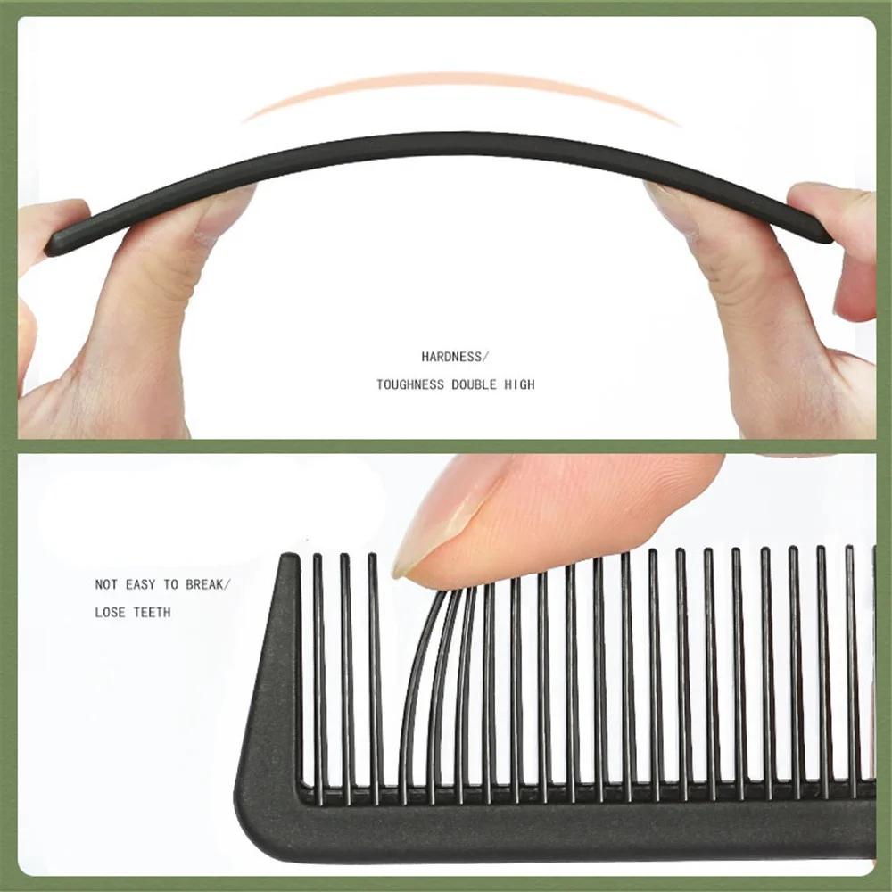 1PC Hot Selling Black Comb for Women Long Hair Pointed Tail Combs Anti-static Wide Tooth Comb for Household and Hairdressing