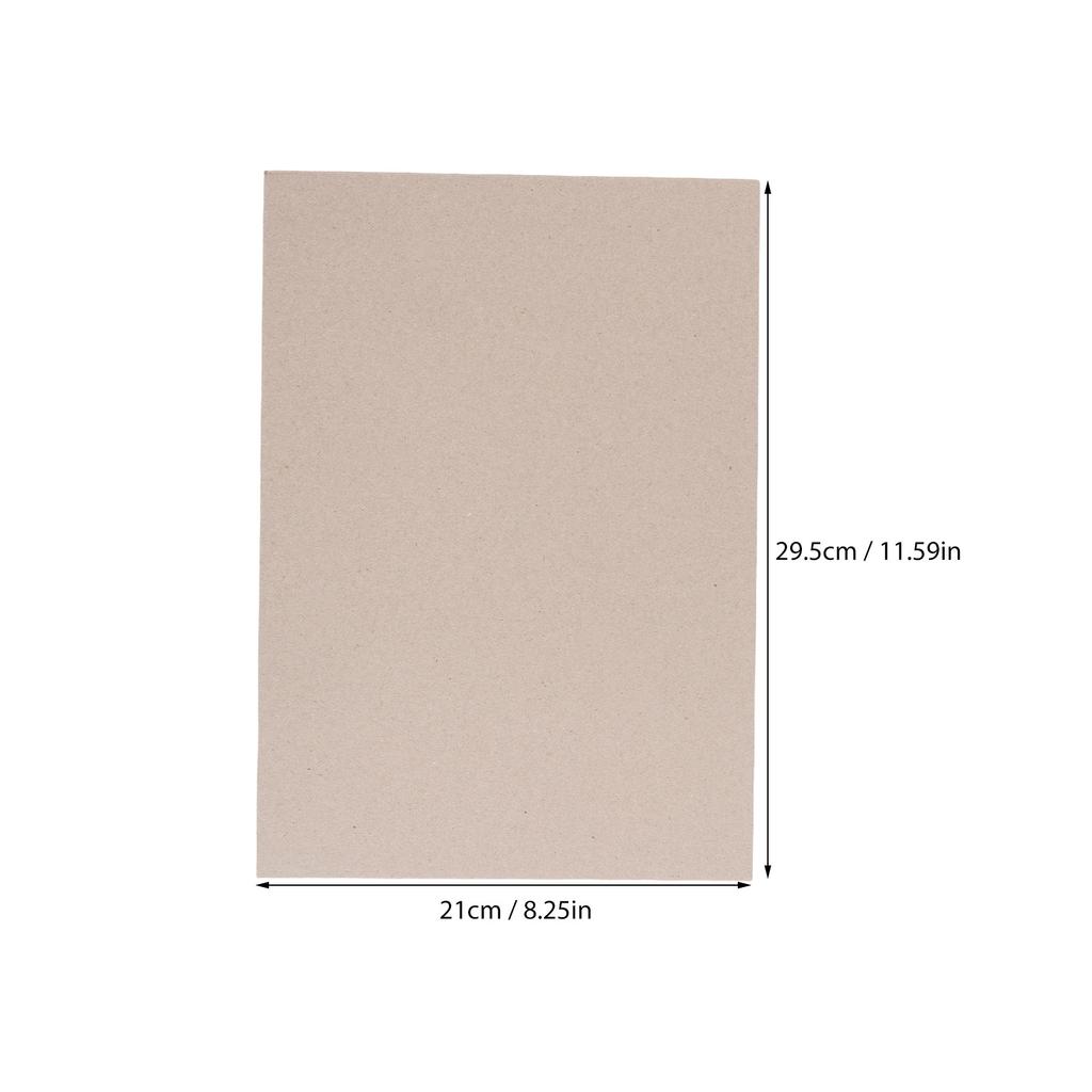 10Pcs Book Binding Board A4 1.5mm Sturdy Vintage Kraft Paper Covers Heavy Duty Chipboard for Bookbinding Scrapbooking Crafting