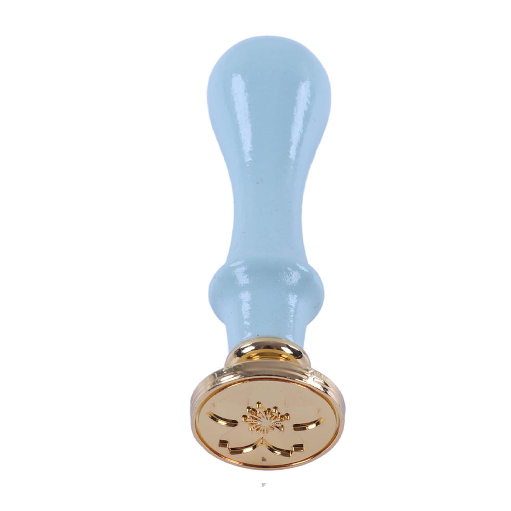 Wax Sealing Stamp Set Exquisite Fire Paint Wax Candles Brooch Replaceable Stamps Set for Envelope Ca