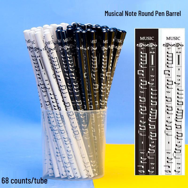 

68-Pack Hexagonal Wooden Pencils - Taiwan Piano Keyboard Music Design Individual Price