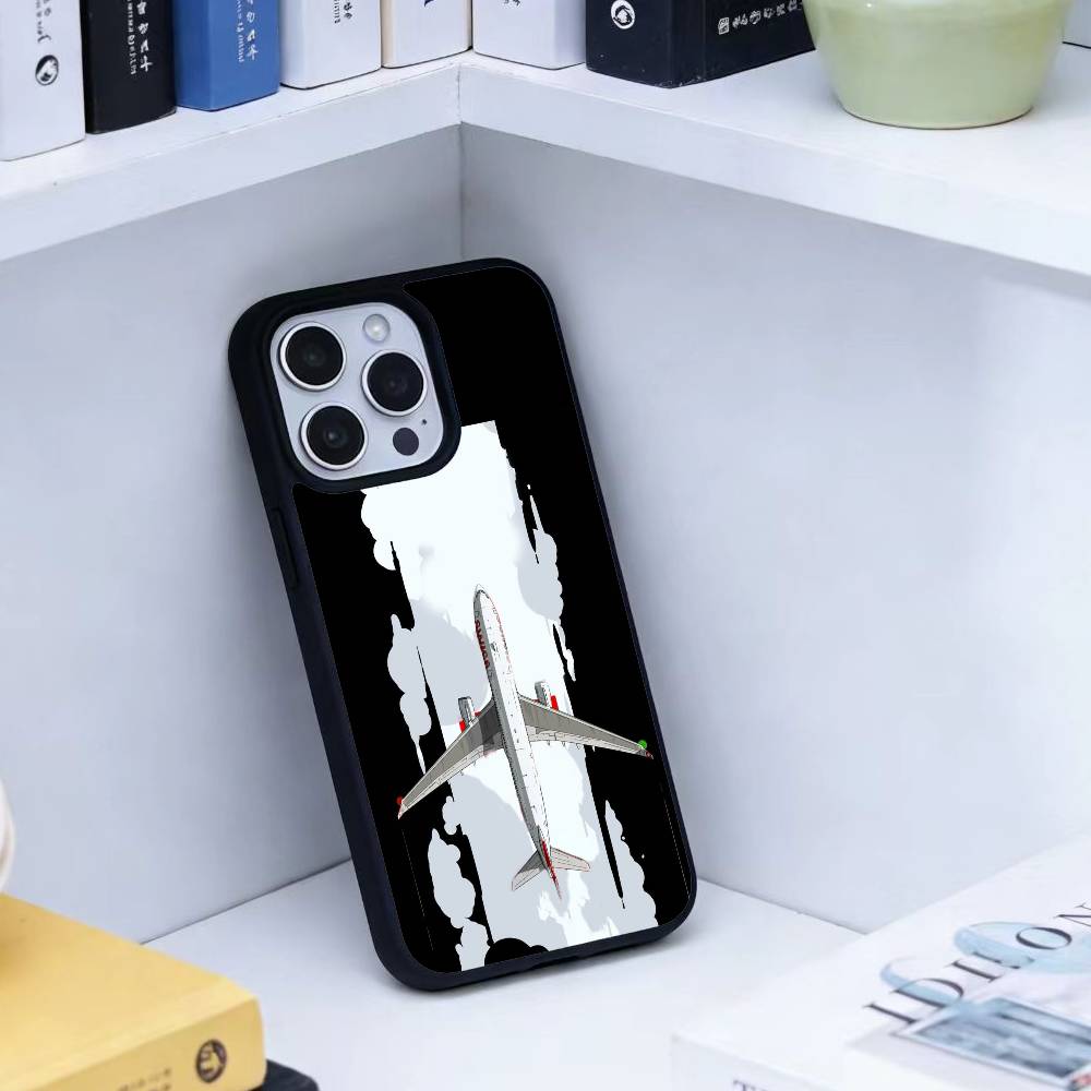 B-Graffiti Travel Airplane Pattern  Phone Case For iPhone 17,16,15,14,13,Pro,Max,Plus,Magnetic For Magsafe Wireless Charging