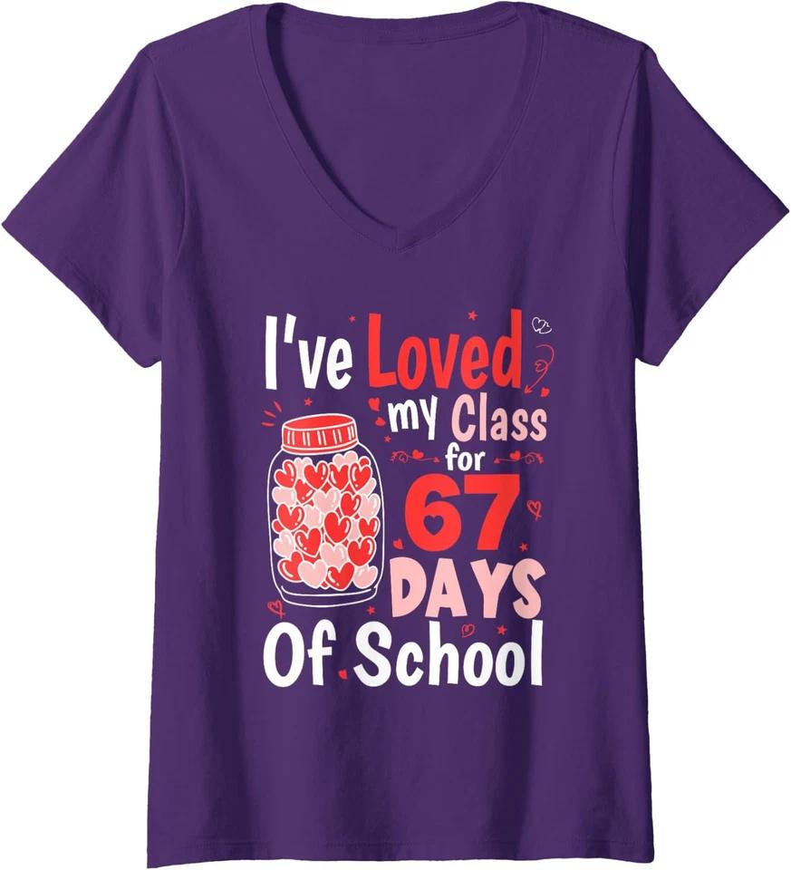 100 Days of Kindergarten - Happy 100th Day of School Ladies  Crewneck T-Shirt 2XL