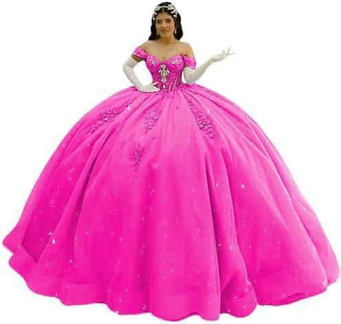 One Shoulder Wedding Dress Large Skirt Trailing Blue Sequin Evening Dress Bar Mitzvah Princess Dress