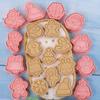 Stamp Cartoon Pressable Christmas Theme Biscuit Mold Kitchen Pastry Cookie Cutters Baking Tools