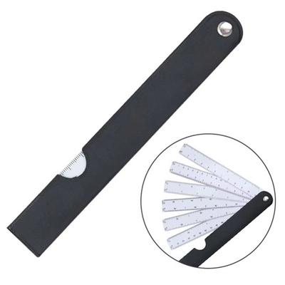 Drawing Tools Foldable Rulers Multifunctional Scale Ruler Fan Shape Scale Ruler  School Supplies