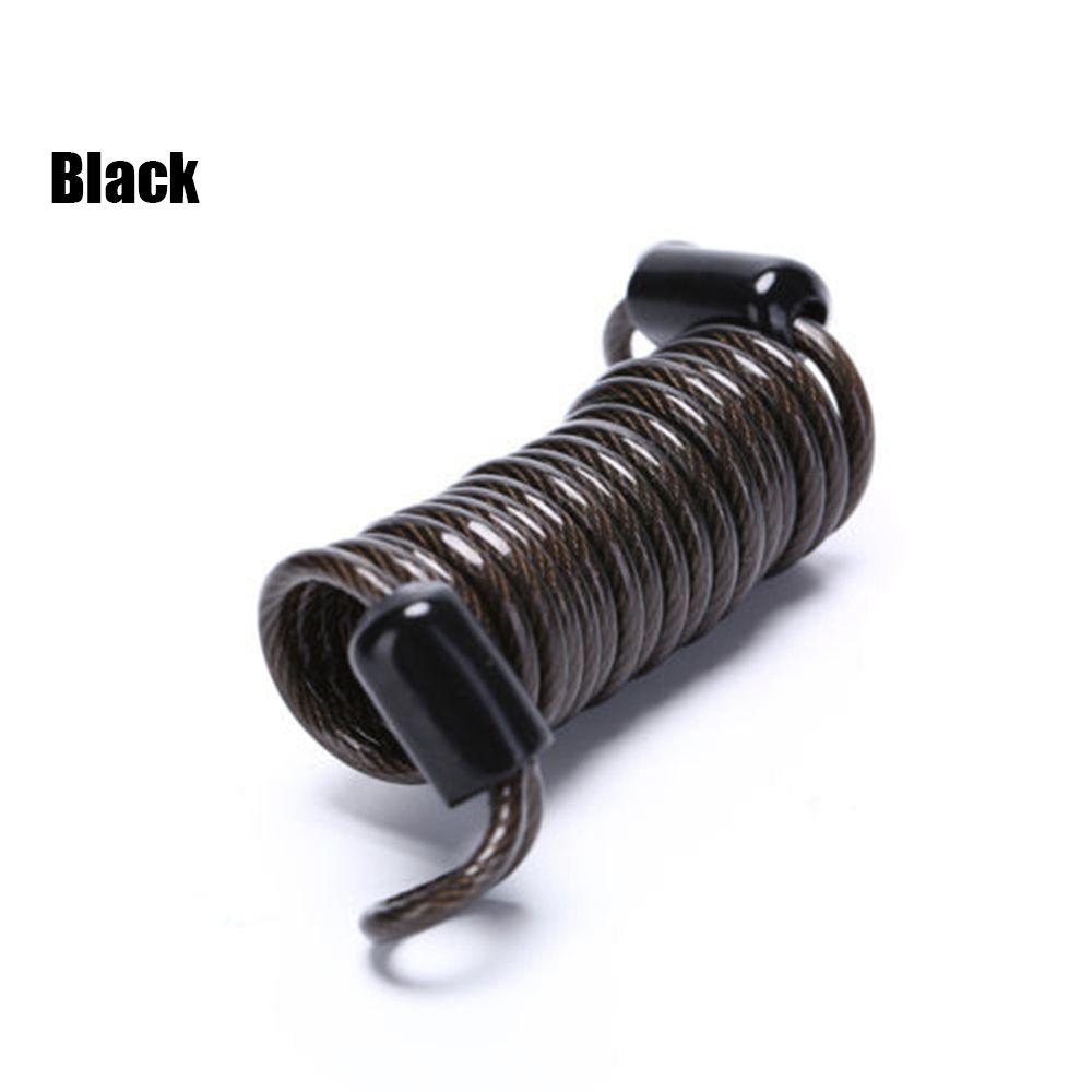 Elastic Safety Parts Accessories Motorcycle Theft Protection Spring Cable locks Alarm Disc lock Anti-theft rope Disc Brake Bag