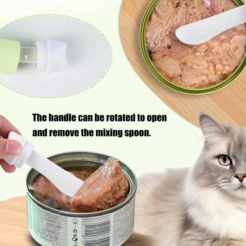 Accurate Measuring Spoon With Sealing Function For Hygienic Food Scooping And Storage Solution In Cooking And Pet Care