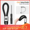 2025 Hot Leather Rope Car Keychain Hand Braided Horseshoe Buckle Keychain For Mazda CX-4 CX-7 CX-8 BL GJ GL Demio 626 RX7 RX8 MX