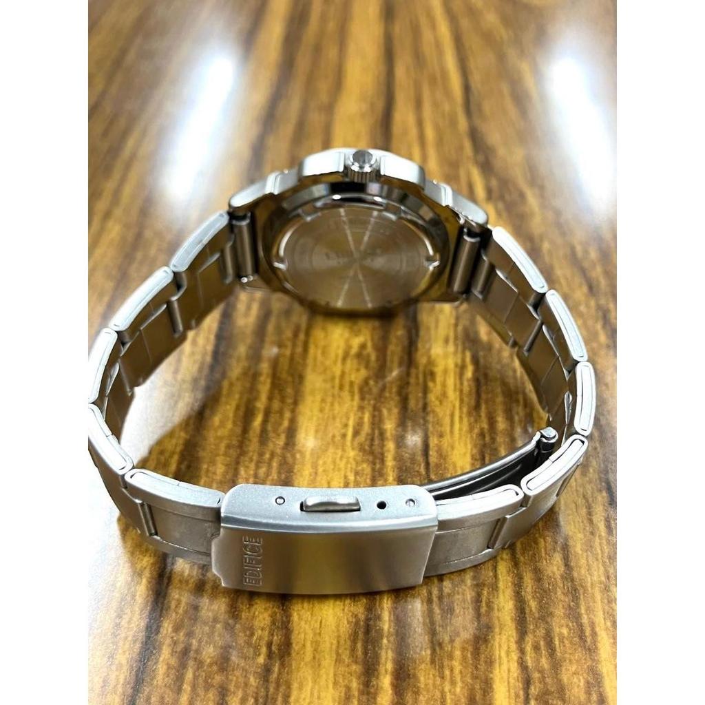 Used CASIO EDIFICE Watch, New Battery Replaced, Pink Dial