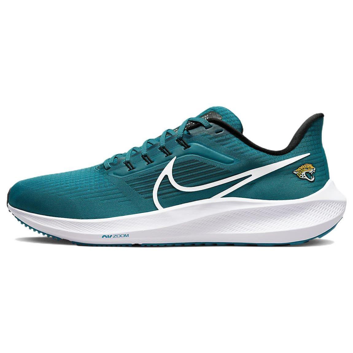 

NFL x Nike Air Zoom Pegasus 39 Jacksonville Jaguars Мужские кроссовки Бирюзовый Штормовой Черный DR2047-400 47.5